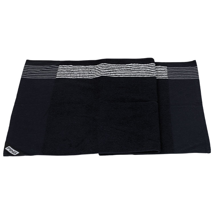 Ping Players Golf Towel Black