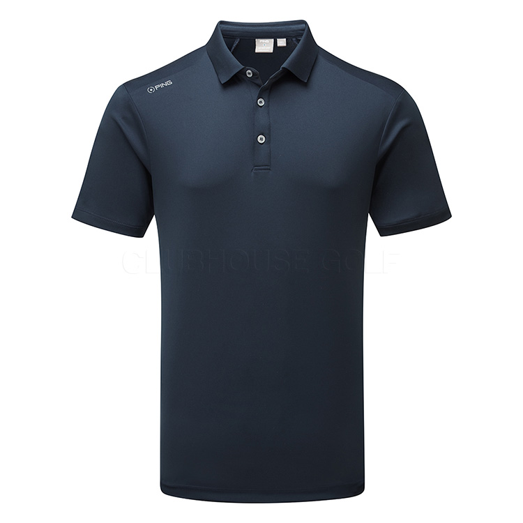 Ping Lindum Golf Polo Shirt Navy