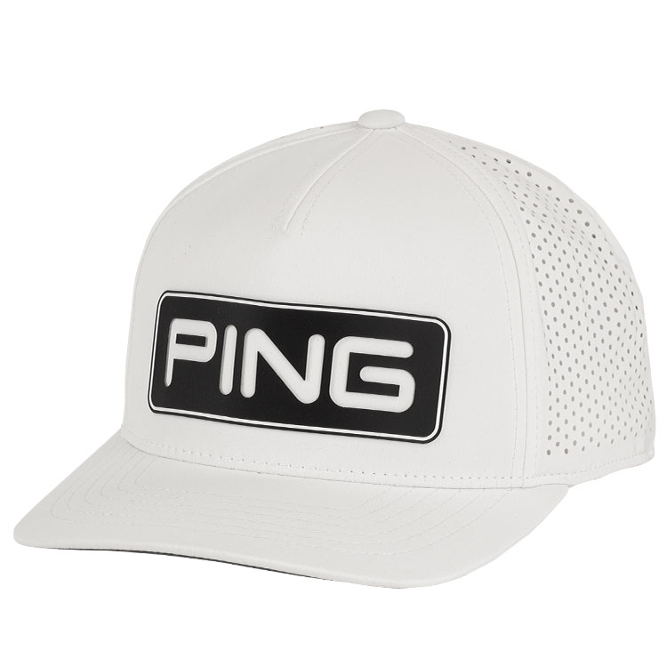 Ping Tour Vented Delta Golf Cap White