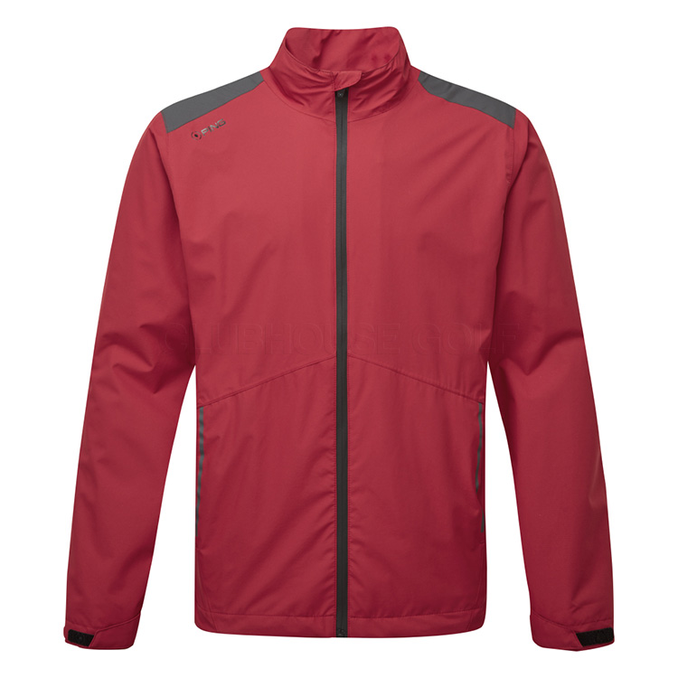 Ping Sensor Dry S2 Waterproof Golf Jacket Firebrick / Asphalt