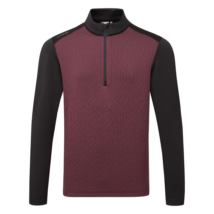 Ping Tobi 1/2 Zip Golf Sweater Fig / Black
