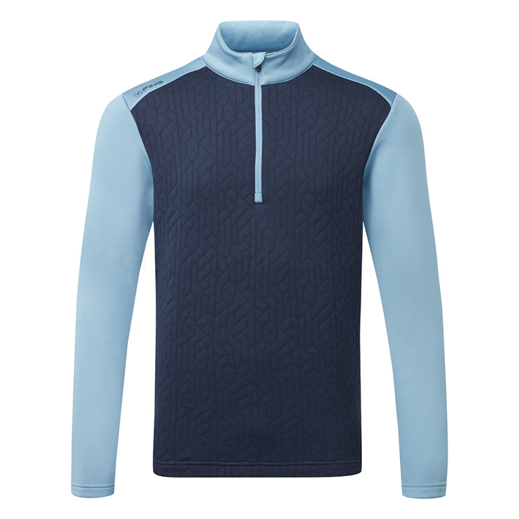 Ping Tobi 1/2 Zip Golf Sweater Navy / Stone Blue