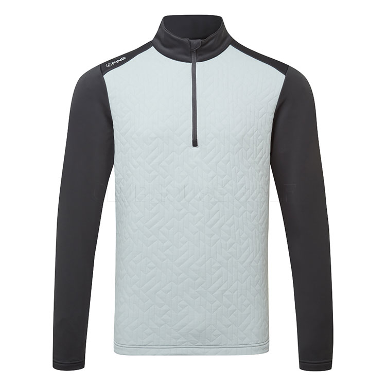Ping Tobi 1/2 Zip Golf Sweater Pearl Grey / Asphalt