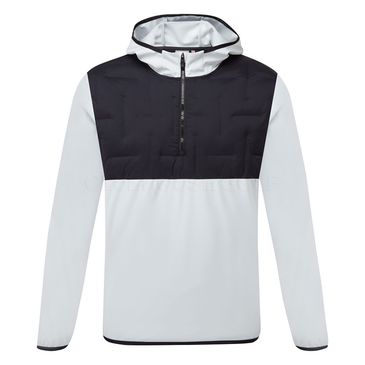 Ping Norse Primaloft S6 Zoned Hooded Golf Wind Jacket Quiet Grey / Black