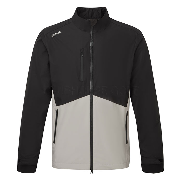 Ping Sensor Dry S2 Pro Waterproof Golf Jacket Black / Mushroom