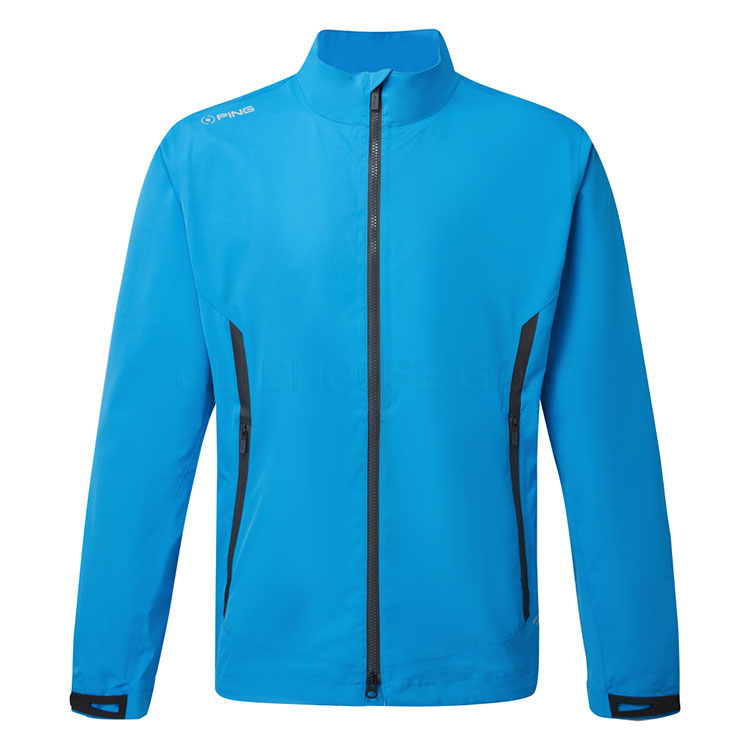 Ping Taran 3 Layer Waterproof Golf Jacket Blue 24
