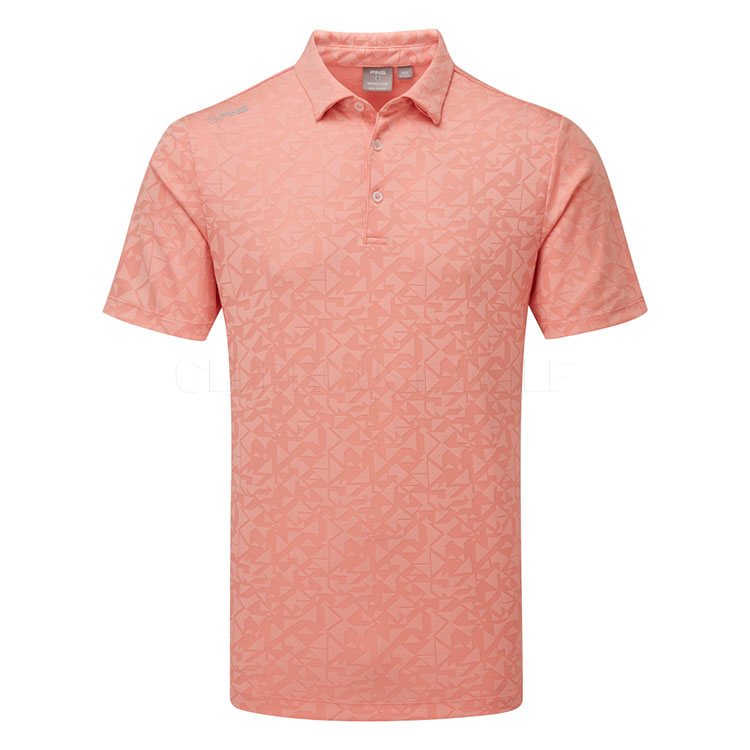 Ping Geo-Camo Golf Polo Shirt Desert Flower