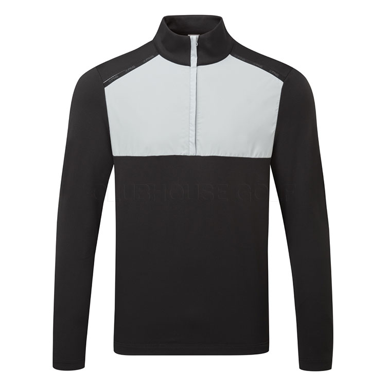 Ping Keeton 1/2 Zip Golf Sweater Black / Pearl Grey