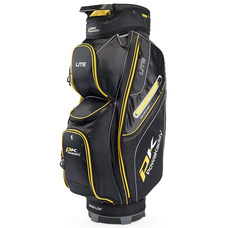 PowaKaddy Lite Golf Cart Bag Black / Yellow