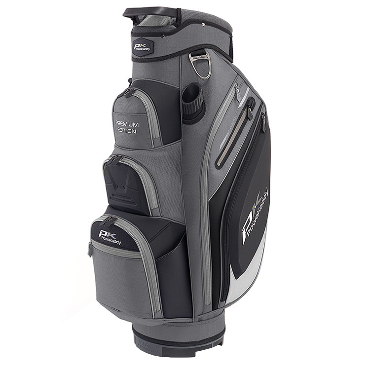 PowaKaddy Premium Edition Golf Cart Bag Gunmetal / Black / Silver