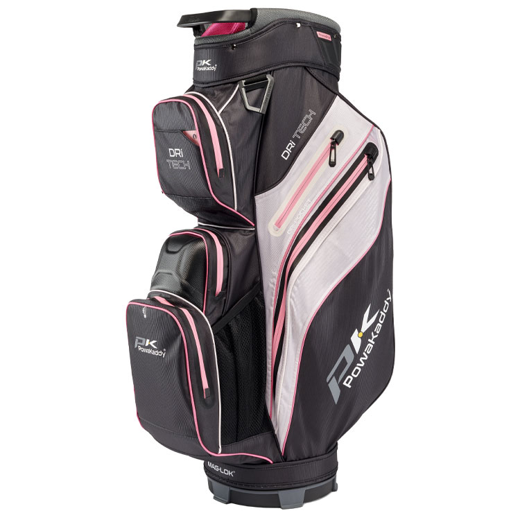 PowaKaddy Dri Tech Golf Cart Bag Black / Pink