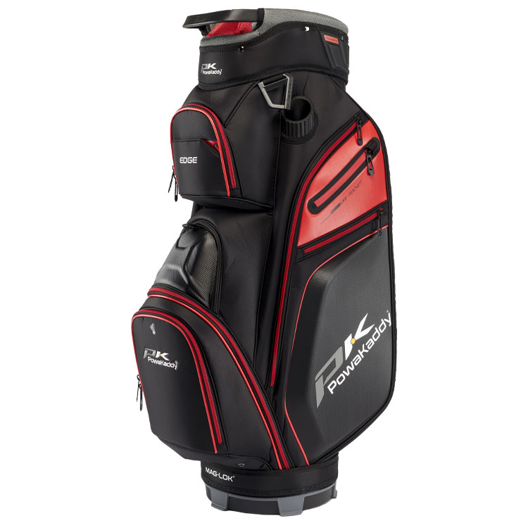 PowaKaddy Edge Golf Cart Bag Black / Red