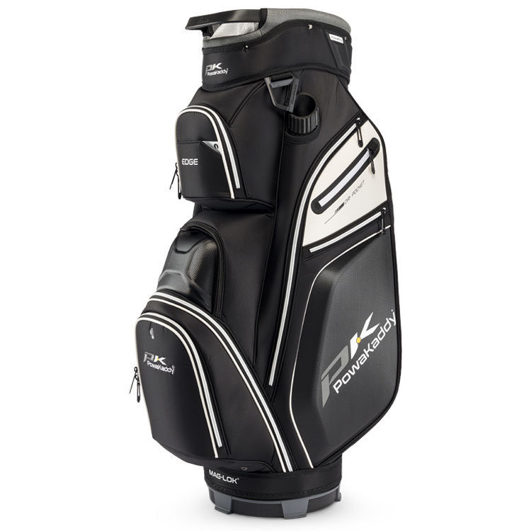 PowaKaddy Edge Golf Cart Bag Black / White