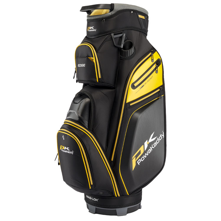 PowaKaddy Edge Golf Cart Bag Black / Yellow