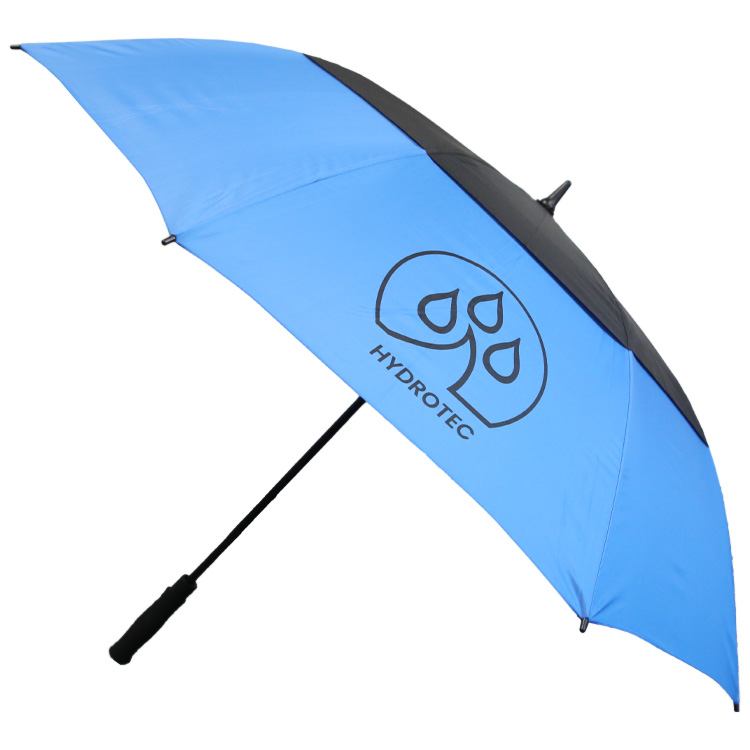 ProQuip HydroTec Double Canopy Golf Umbrella Black / Blue