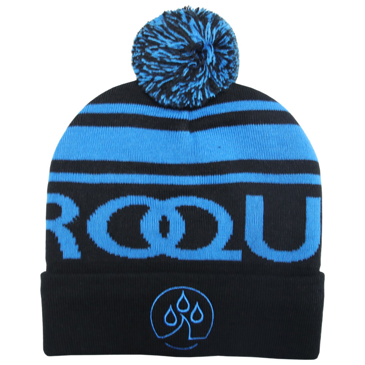 ProQuip WarmTec Bobble Golf Beanie Black / Blue