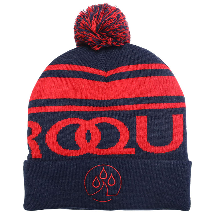 ProQuip WarmTec Bobble Golf Beanie Navy / Red