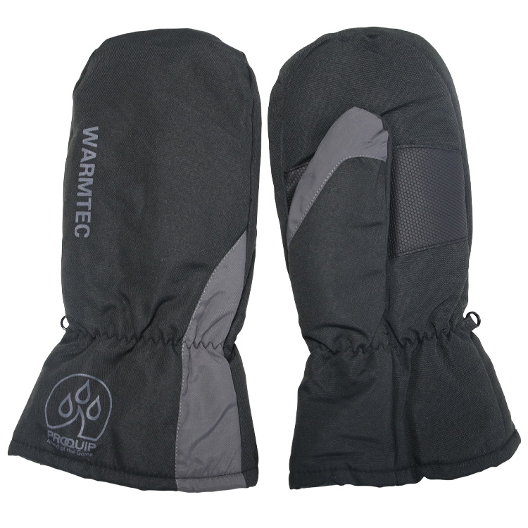 ProQuip WarmTec Thermal Winter Golf Mitts Black / Grey