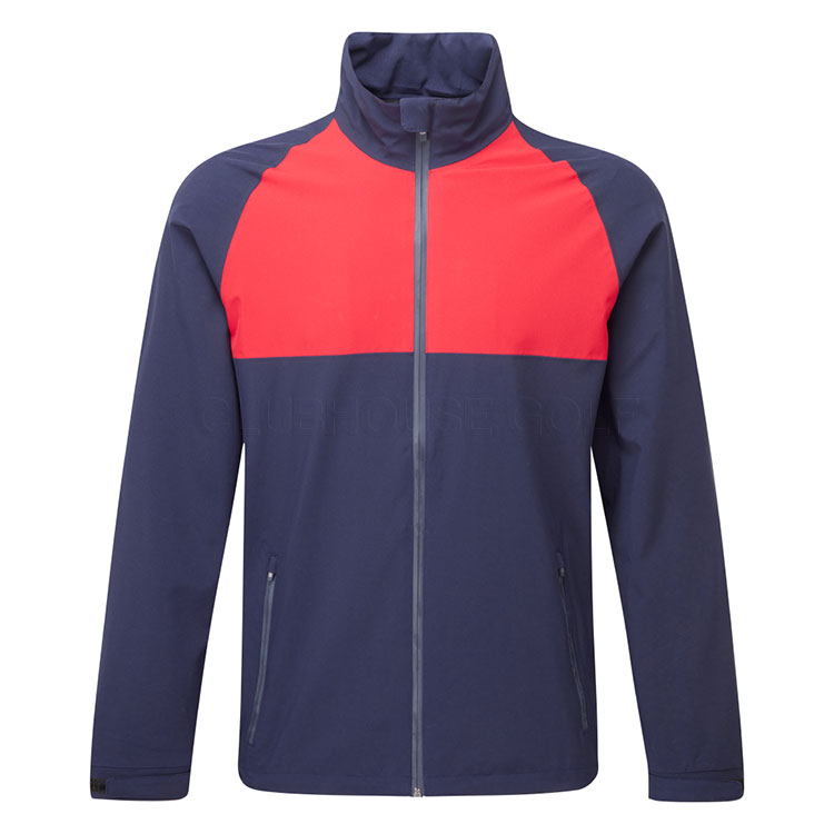 ProQuip HydroTec 2 Waterproof Golf Jacket Navy / Red
