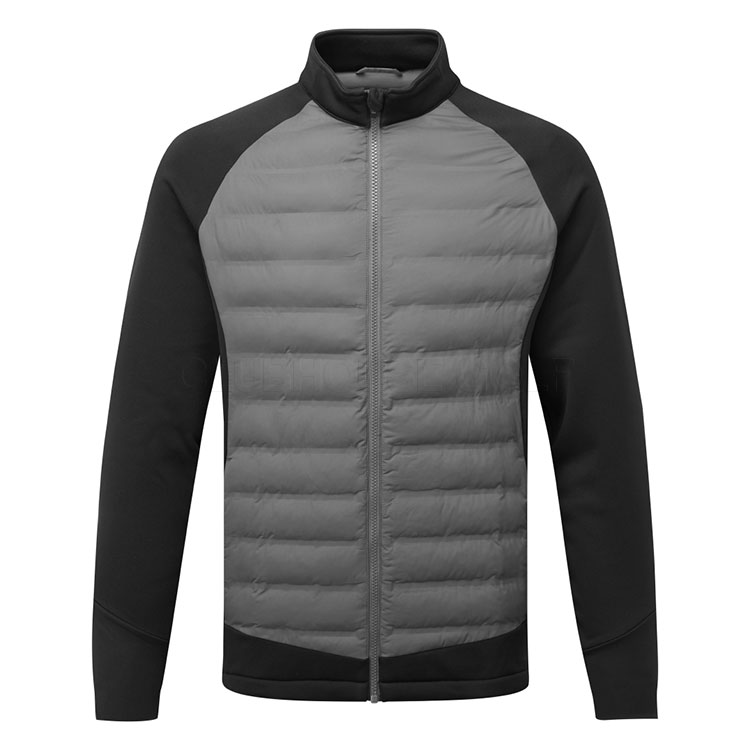 ProQuip ThermaTec 2 Quilted Golf Wind Jacket Black / Grey