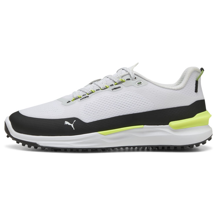 Puma Ignite Elevate X Golf Shoes Puma White / Puma Black / Safety Yellow