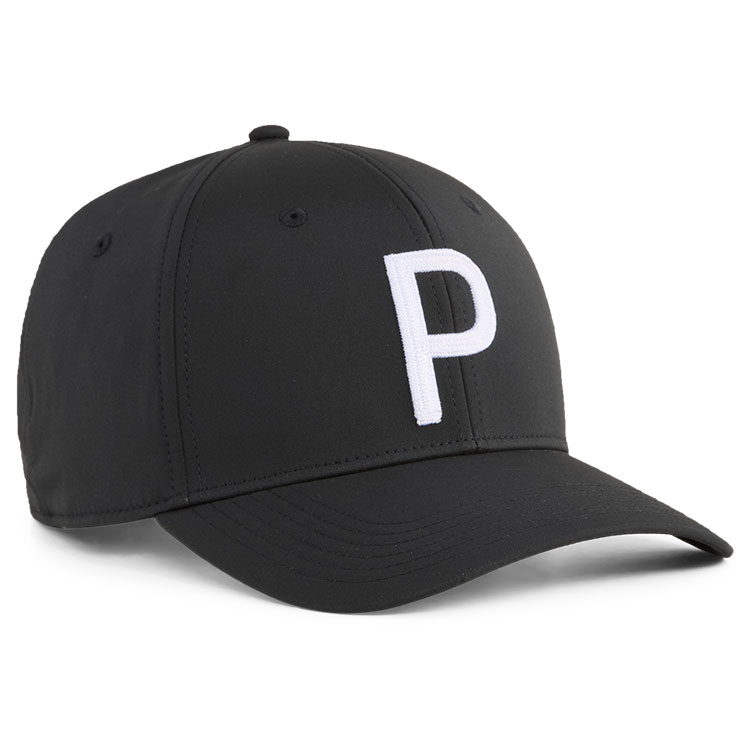 Puma Heritage P Tech Golf Cap Puma Black / White Glow