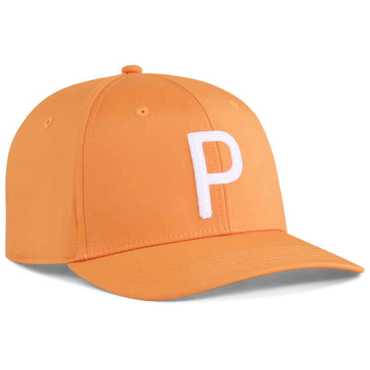 Puma Heritage P Tech Golf Cap Rickie Orange / White Glow