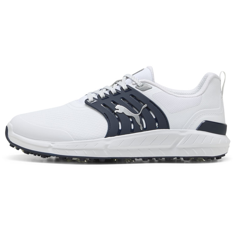 Puma Ignite Elevate 2 Tour Golf Shoes Puma White / Deep Navy / Puma Silver