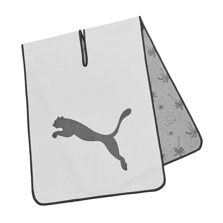 Puma Microfiber Players Golf Towel Bright White / High Rise