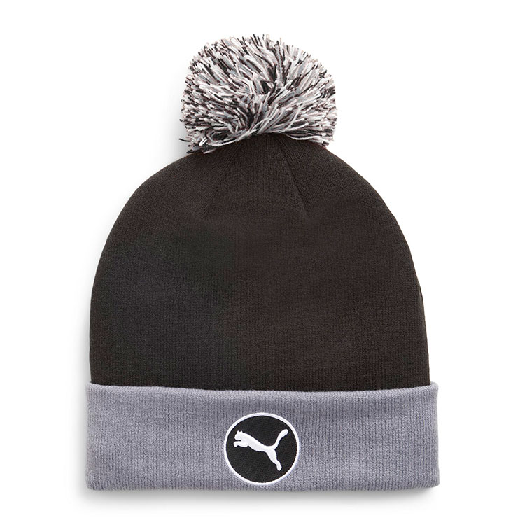 Puma WRMLBL Removable Pom Golf Beanie Puma Black / Slate Sky
