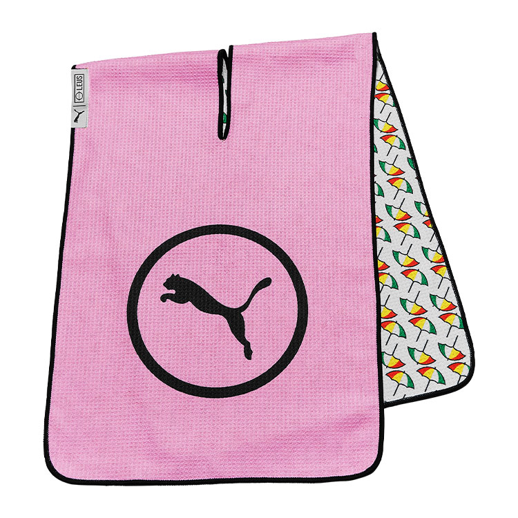 Puma x Arnold Palmer Umbrella Golf Towel White Glow / Pale Pink
