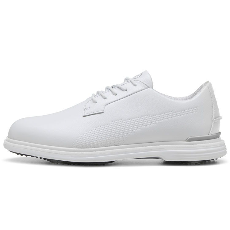 Puma Royale Golf Shoes Puma White / Feather Grey / Safety Yellow