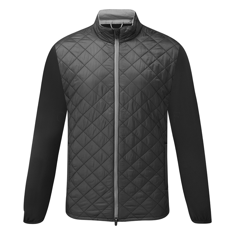 Puma Primaloft Frost Quilted Golf Wind Jacket Puma Black Slate Grey