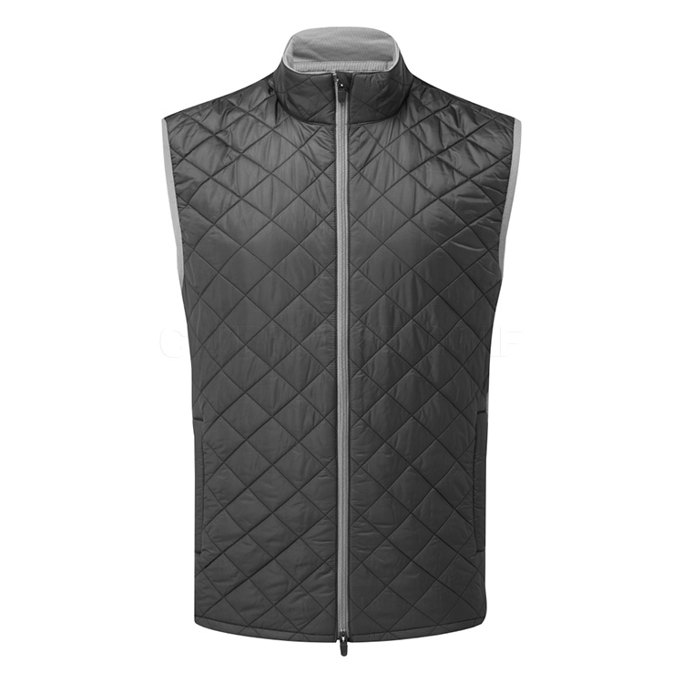 Puma Primaloft Frost Quilted Golf Wind Vest Puma Black / Slate Grey