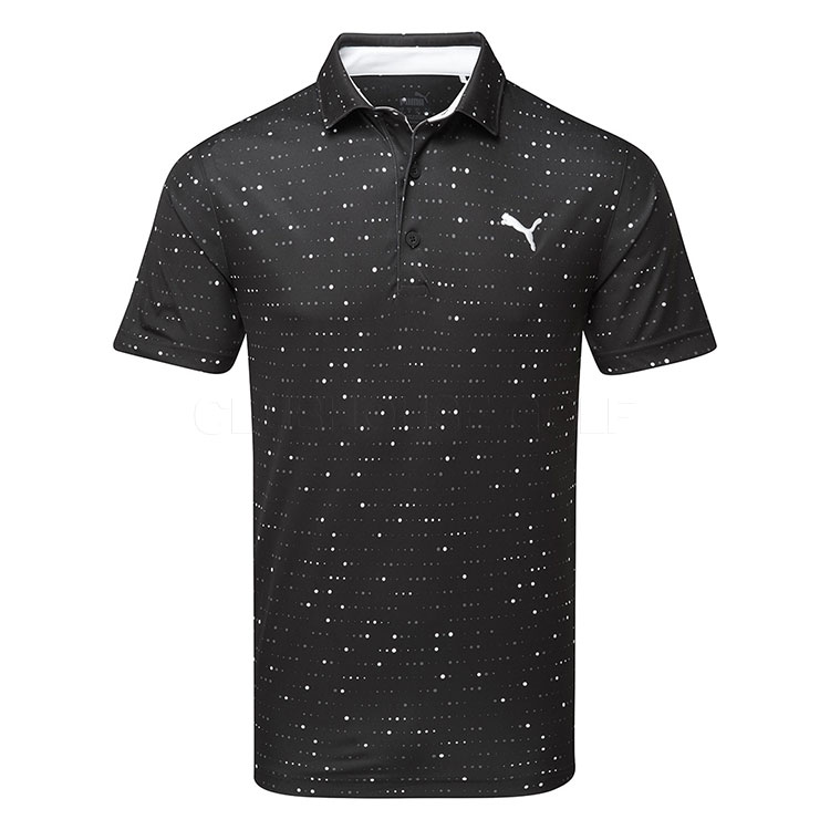 Puma Keys Golf Polo Shirt Puma Black / White Glow