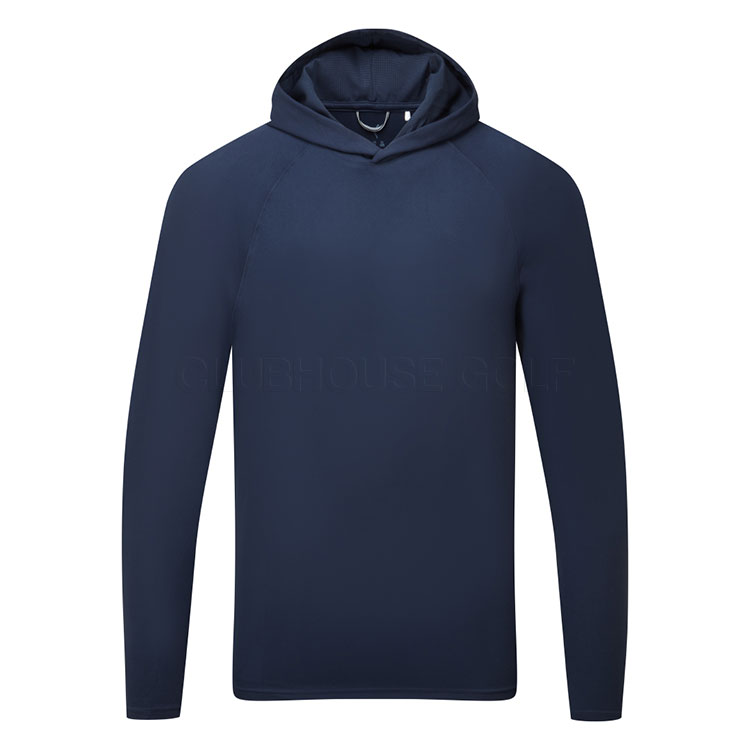 Puma Cloudspun Tech Tour Logo Golf Hoodie Deep Navy