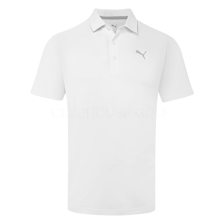 Puma Icon 2.0 Golf Polo Shirt White Glow