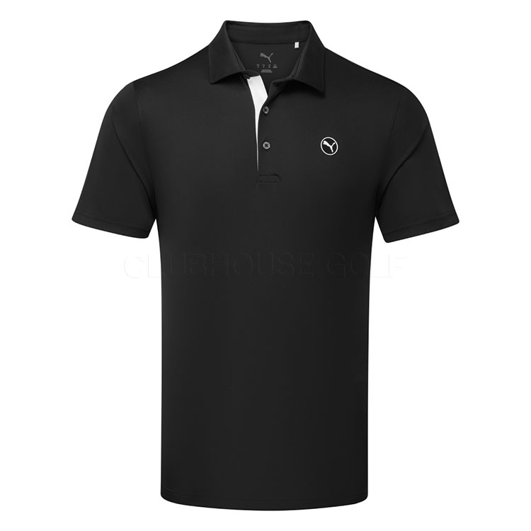Puma Pure 2.0 Golf Polo Shirt Puma Black