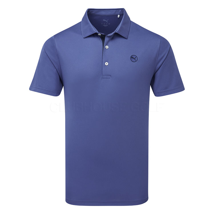 Puma Pure 2.0 Golf Polo Shirt Blue Crystal