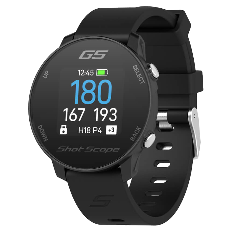 Shot Scope G5 Golf GPS Watch Black