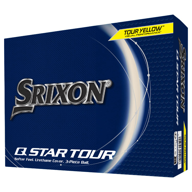 Srixon Q Star Tour Golf Balls Yellow Balls  /  Dozen