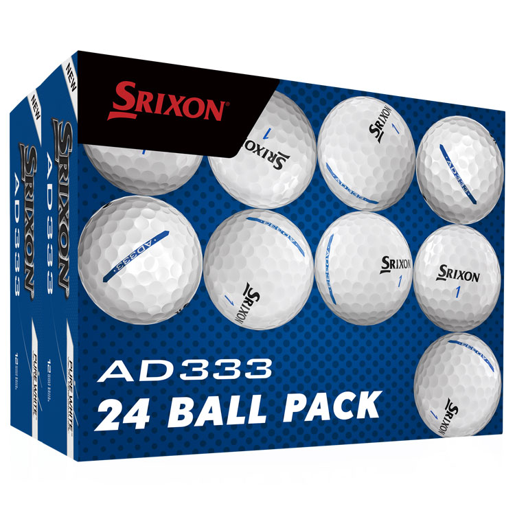 Srixon AD333 Golf Balls (Double Dozen) White Balls  /  2 Dozen
