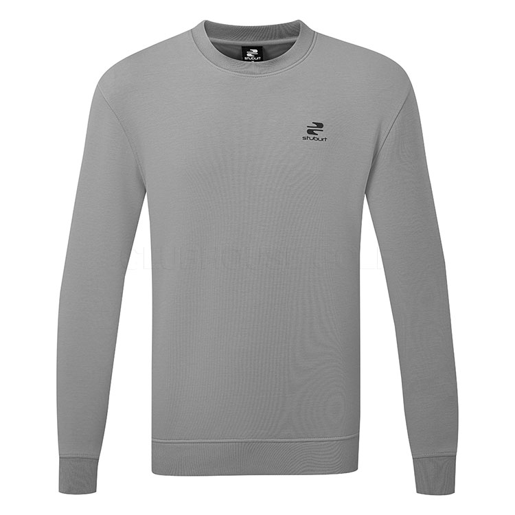 Stuburt Crane Crewneck Golf Sweater Ash