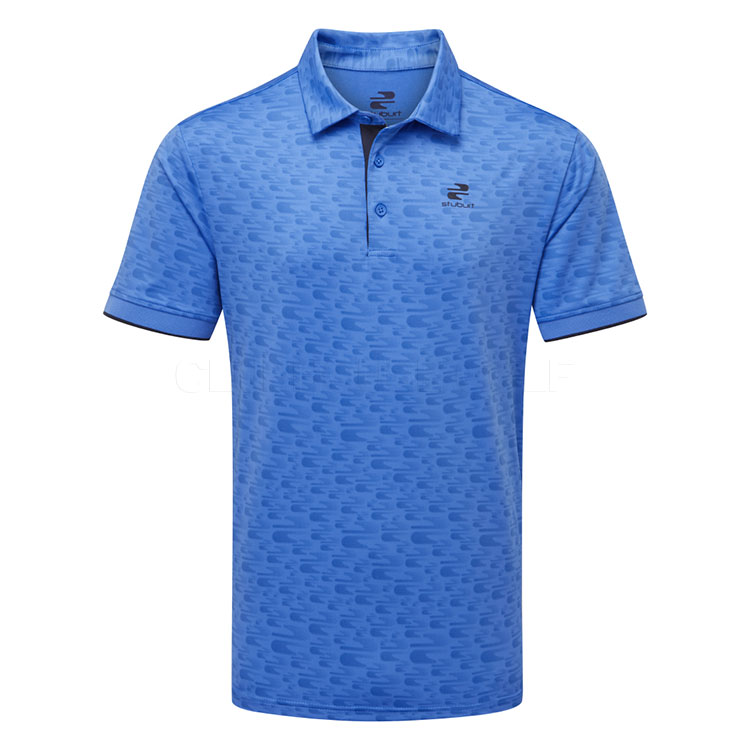 Stuburt Goose Golf Polo Shirt Blue