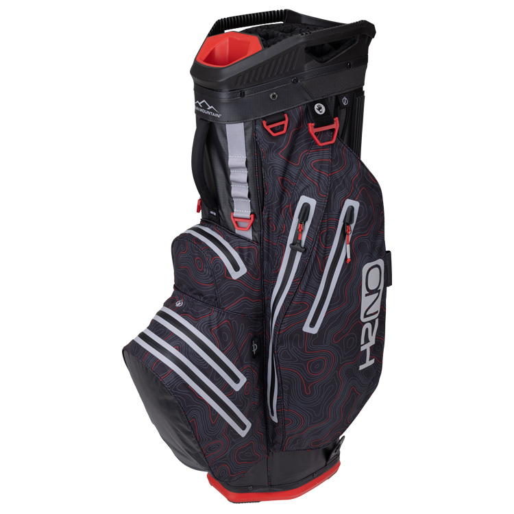 Sun Mountain H2NO Lite Adventure Golf Cart Bag Black / Red