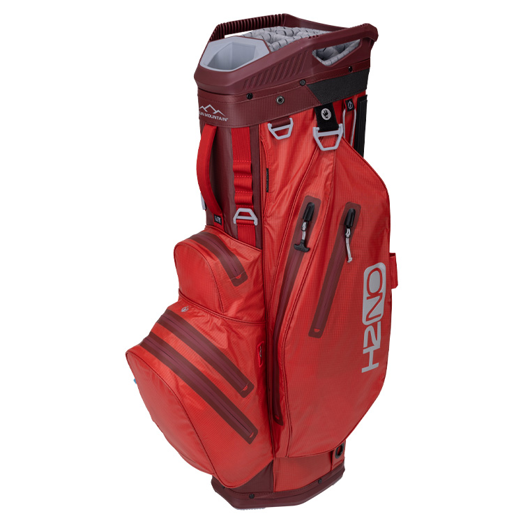 Sun Mountain H2NO Lite Golf Cart Bag Rush Red / Port / Cadet