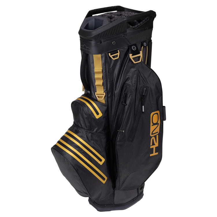 Sun Mountain H2NO Lite Golf Cart Bag Steel / Black / Gold