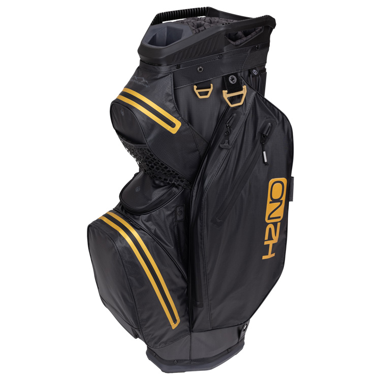 Sun Mountain H2NO Staff Golf Cart Bag Steel / Black / Gold