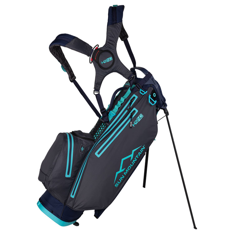 Sun Mountain H2NO Lite Golf Stand Bag Navy / Stealth / Bahama