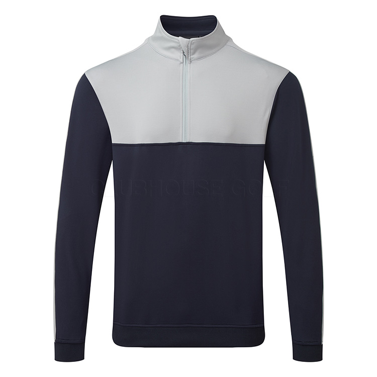 Sunderland Arizona Mid Layer Golf Top Navy / Silver